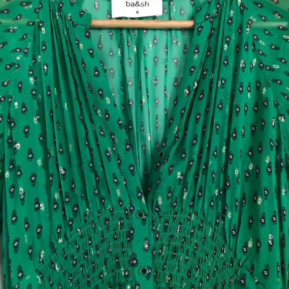 ba&sh Dresses & Skirts - ba&sh Green Midi Dress